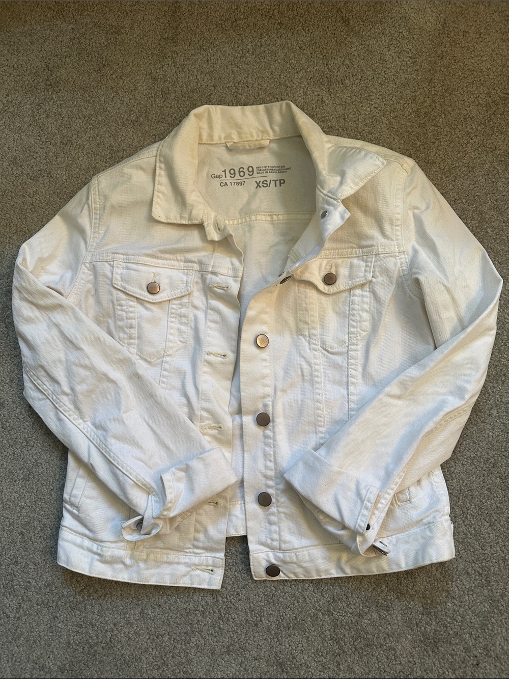 GAP White Denim Jacket for Kids